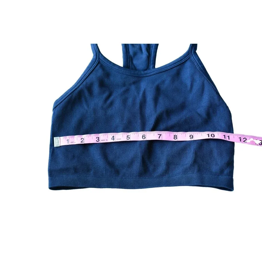 Navy Sports Bra/Double Layered Bra/ Fits Like Size Small/medium